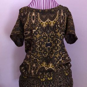 Royal brown dress
